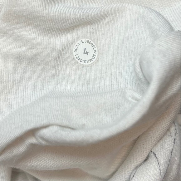 Lululemon Warm Down Jogger *7/8
Length Thread Dye White Black, Size 4 - Picture 8 of 8